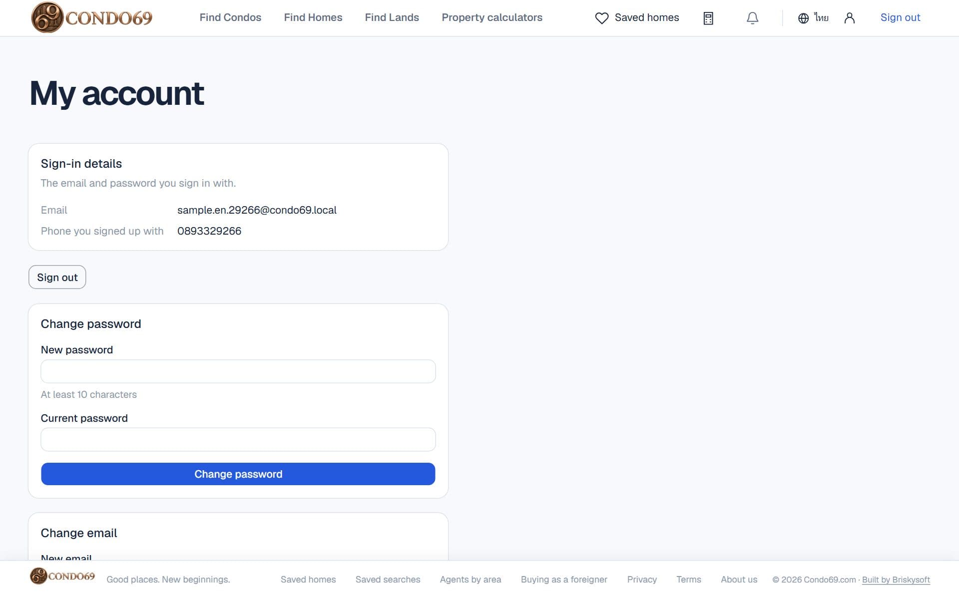 My account